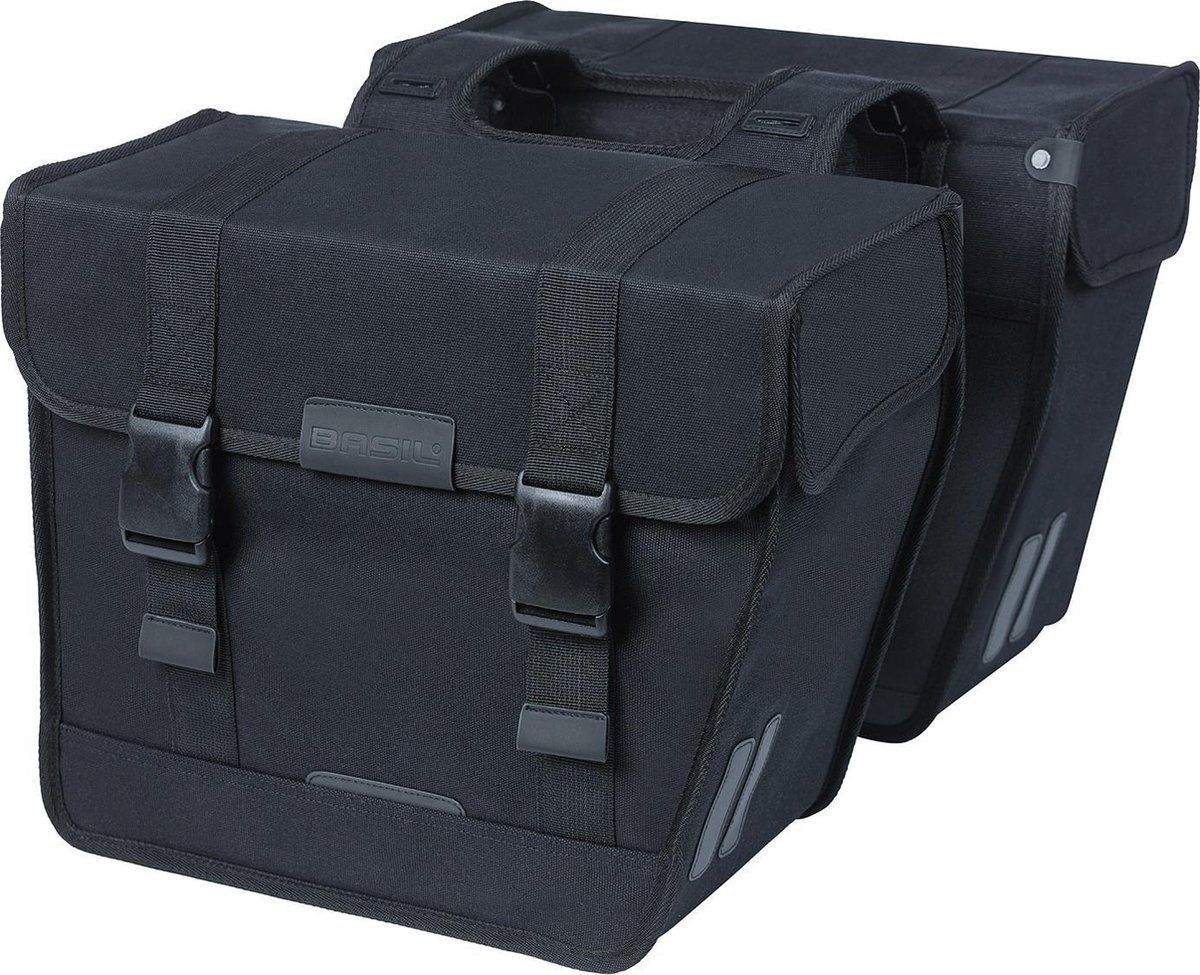 Basil Kavan Eco Classic Dubbele fietstas 46L - Zwart