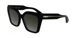 Longchamp LO778S N Zonnebril Vrouwen Zwart Kunststof Butterfly
