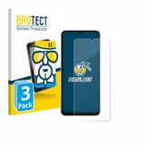 BROTECT Screenprotector 3 Stuks voor Samsung Galaxy M05 Beschermglas Transparant
