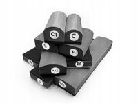 Merkloos / Sans marque SecIT Set Schuurlatten Schuim 3 stuks