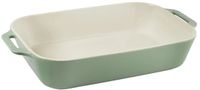 Staub keramiek ovenschaal set van 3: 20x16cm + 27x20cm + 34x24cm eucalyptus