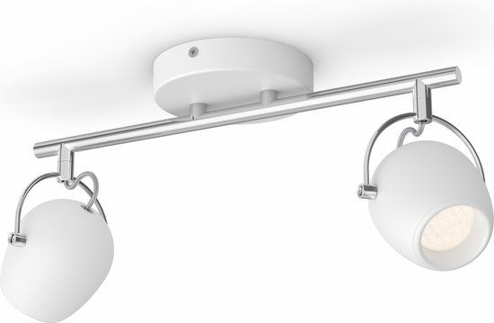 Philips LED Philips Rivano Opbouwspot - Wit - 2 x 4,2W - 430 Lumen