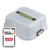 Zenker Bake, Click & Go vierkante kap, 30 x 30 x 11,5 cm