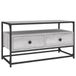 VidaXL meuble TV 80x35x45 cm bois de réaction gris couleur chêne sonoma