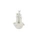 Three Swan Vaas Three Swan off-white aardewerk 15,5x13x27,5cm
