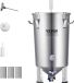 VEVOR Bierbrouwsysteem Bierbrouwapparaat Roestvrij Staal 30 l Biervergister