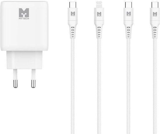 MyTech Fast Charger 30W + USB-C Cable 2M
