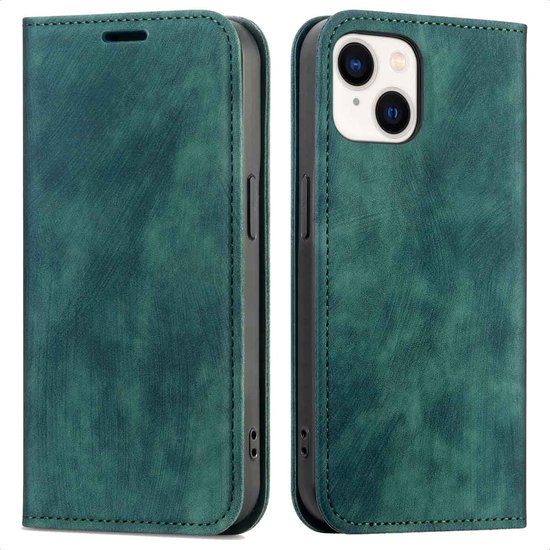imoshion Slim Bookcase - Groen - Geschikt voor Apple iPhone 15