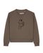 Watapparel Sweatshirt 'Self Love' Bruin/Bloedrood/Zwart