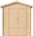 Timbela Maison de jardin en bois M320F1+M320G - 2,82 m² - 186x196xH224 cm - avec plancher