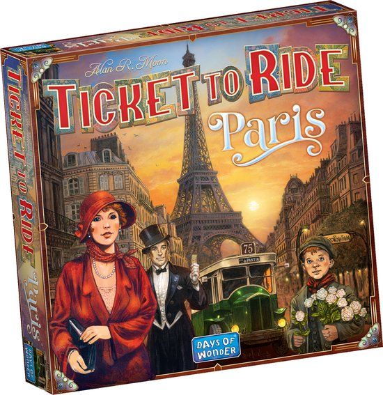 Ticket to Ride Paris - Engelstalig Bordspel - Days of Wonder