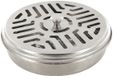 Home Deco Factory Wierookhouder - D14 cm - metaal - zilver - spiraal