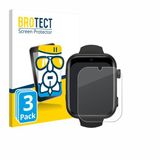 BROTECT Screenprotector 3 Stuks voor Aimiuvei Kids Smartwatch Beschermglas transparant