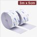 Quadrios 24CA325 Klittenband Haak- en lusdeel Wit 3m x 5cm