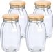 Zeller Weckpotten/inmaakpotten - 4x - 1.85L - glas - met beugelsluiting