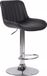 And OutdoorMatch Tabouret de bar Jerry - Noir - Chrome
