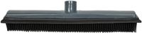Benson Bezem - rubber - grijs - bezemkop - kappers bezem - schroefdraad - wisser lip - 35 cm - Schoonmaakartikelen