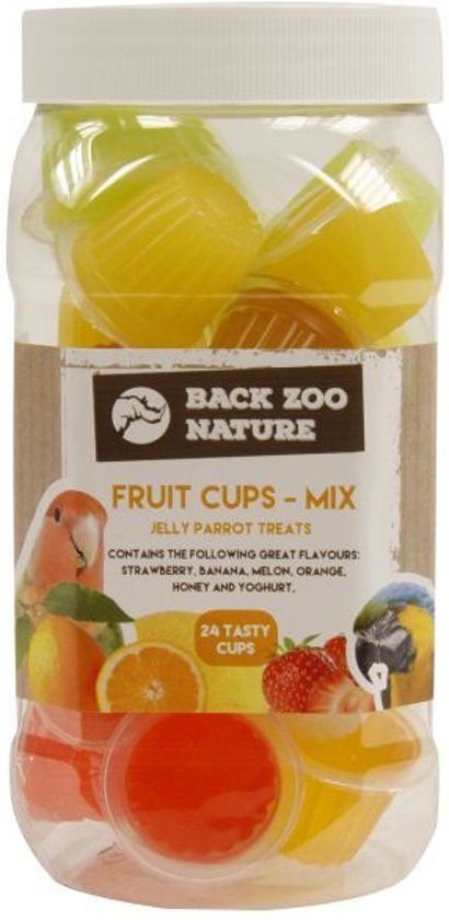 Zoofaria fruitkuipje - mix - papegaai