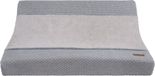 Baby's Only Gebreide baby aankleedkussenhoes - Waskussenhoes - Overtrek verzorgingskussen Flavor - Grijs - 45x70 cm