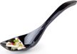 spoon APS Melamine serveerlepel "profi", zwart, set van 4 stuks