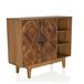 hjh LIVING Ladekast SANTJAGO WOOD L 95 x 32 x 79,5 cm 2 deuren 3 vakken massief dennenhout