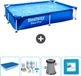 Bestway Rechthoekig Steel Pro Zwembad - 221 x 150 x 43 cm - Blauw