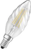 Osram Superstar dimbare LED lamp met bijzonder hoge kleurweergave (CRI90), E14-basis Filament optiek, Koud wit (4000K), 470 Lumen, substituut voor 40W-verlichtingsmiddel, dimbaar, 1-Pak