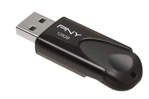 PNY Attaché 4 2.0 128GB USB-stick - Zwart