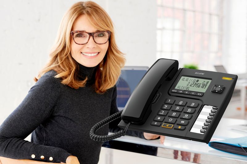 Alcatel T78 - Vaste Telefoon - Nummerherkenning - Zwart