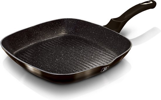 Berlinger Haus grillpan Shiny Black 28 cm aluminium zwart