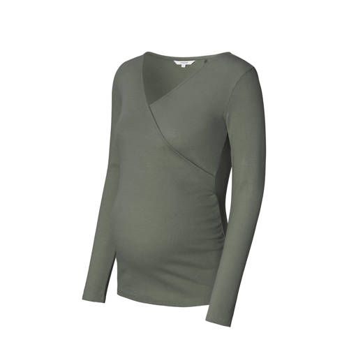Noppies Sara Longsleeve - Olijfgroen
