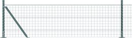 vidaXL Euro-hek met betonnen voetstuk 10 x 0,6 m PVC-coated staal mesh
