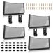 Set de 4 filets de rangement RV avec matériel de fixation