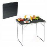Outtec® Klaptafel, Vouwtafel, Campingtafel - 80 x 60 x 70 cm - Kleine Tafel, Balkontafel, Tafel - voor Camping, Balkon, Tuin, Strand