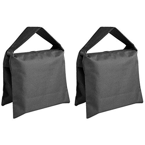 Neewer Neewer® Set van 2 Zandzakken voor zware belasting, studio-videopodium, film, zadeltas voor lichtstatieven Boom Arm statief zwart