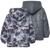 Boboli Technical Parka Blauw, Grijs