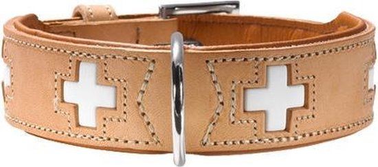 Hunter Hondenhalsband Swiss - Beige - Maat 60 cm