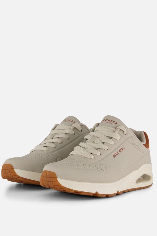 Skechers Uno - Suited On Air - Heren Sneakers - Naturel