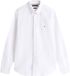 Tommy Hilfiger Solid Heritage Oxford Overhemd Wit L