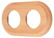 Cadre rétro en bois de hêtre, 2 pièces, modèle PR1, couleur naturelle