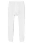 SCHIESSER Original Doppelripp lange onderbroek (1-pack) - heren onderbroek 3/4-lengte met opening wit