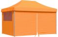vidaXL Partytent, Inklapbaar, Pop-up, Met 4 Zijwanden, Oranje