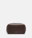 Liebeskind Berlin Leren Toilettas Pouch Roasted Coconut Donkerbruin