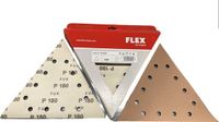 Flex-tools Select flex schuurpapier driehoek art. 349267 - 290 mm x 250 mm - P180 - Prijs per doos ( inhoud 25 stuks )