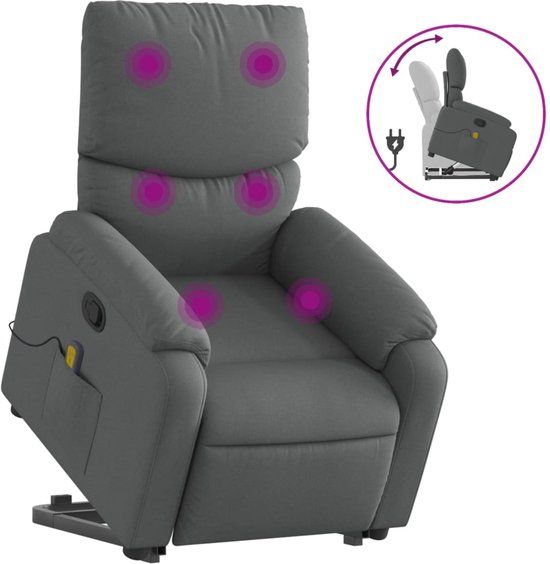 vidaXL Sta-op-massagestoel