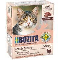Bozita BOZITA natvoer kat, volwassen, stukjes in saus Kippenlever 6x370 g