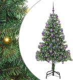 vidaXL Sapin de Noël vert 210 cm PVC