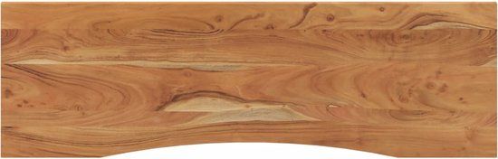 vidaXL Bureaublad - rechthoekig - 140x50x2,5 cm - massief acaciahout