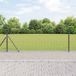 Syfax Euro-hek met betonnen voetstuk 10 x 0,4 m PVC-Coated Staal Mesh