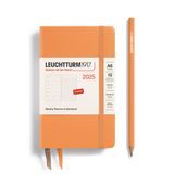 Leuchtturm1917 Weekly Planner & Notebook A6 Pocket 2025 Hardcover Apricot
